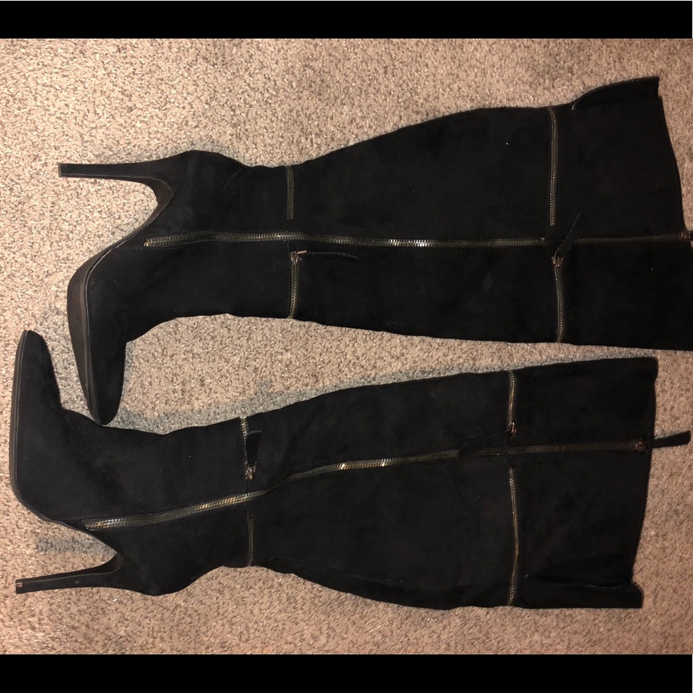 🥰Sexy High High Zipper Boots🥰 Worn 2x